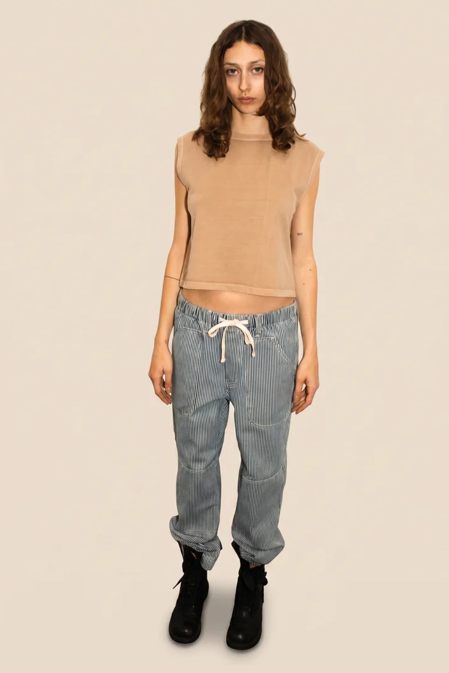 The Ana Tank 2.0 - Camel in XS - Tank Camel (top)