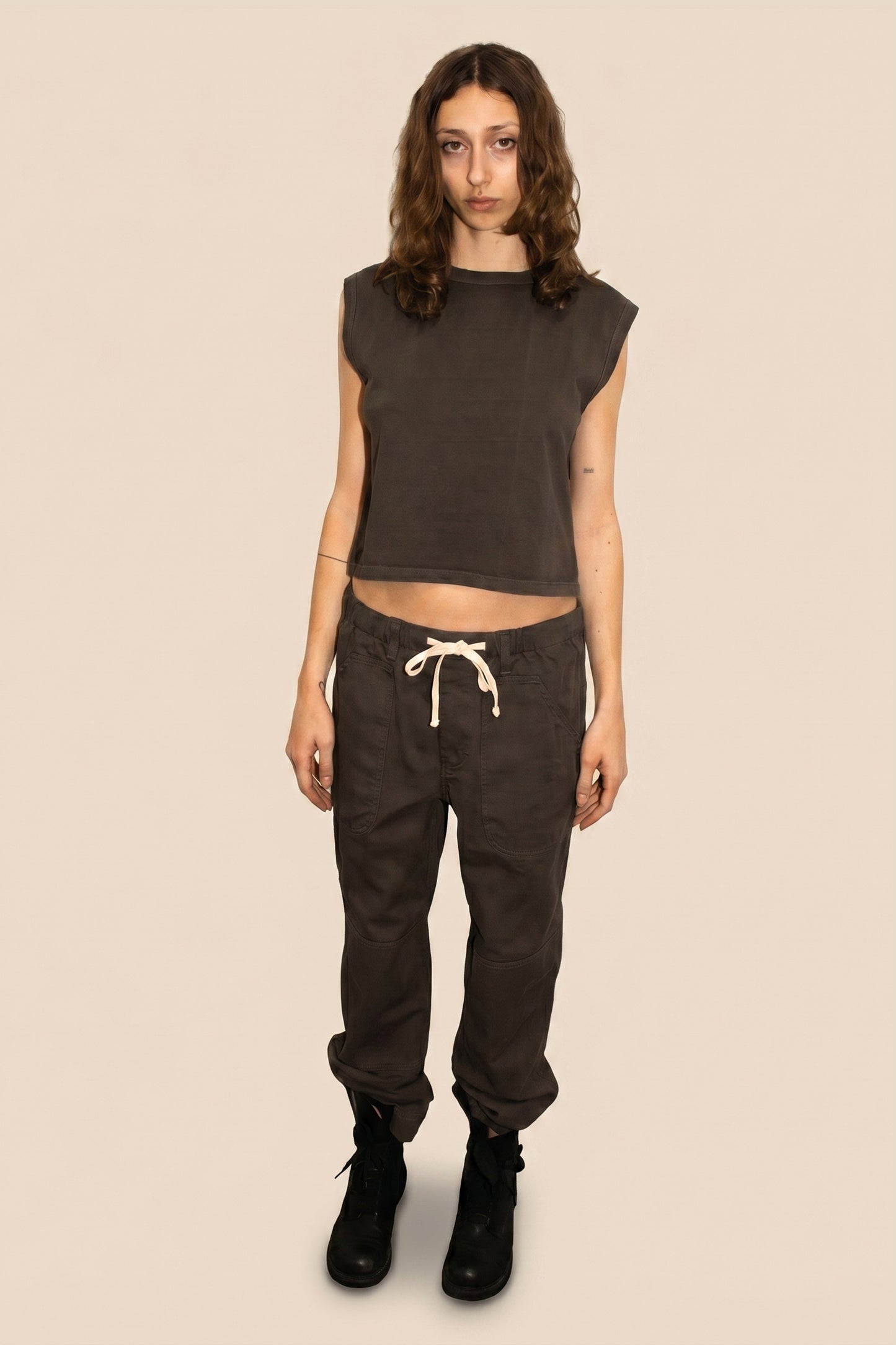 The Ana Tank 2.0 - Vintage Black in XS - Ana Black Tank Top