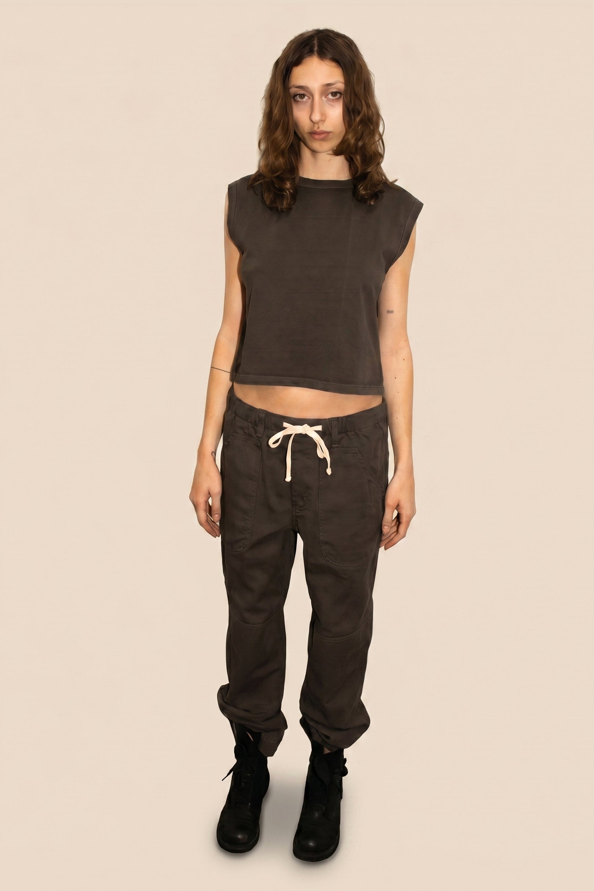 The Ana Tank 2.0 - Vintage Black in XS - Ana Black Tank Top