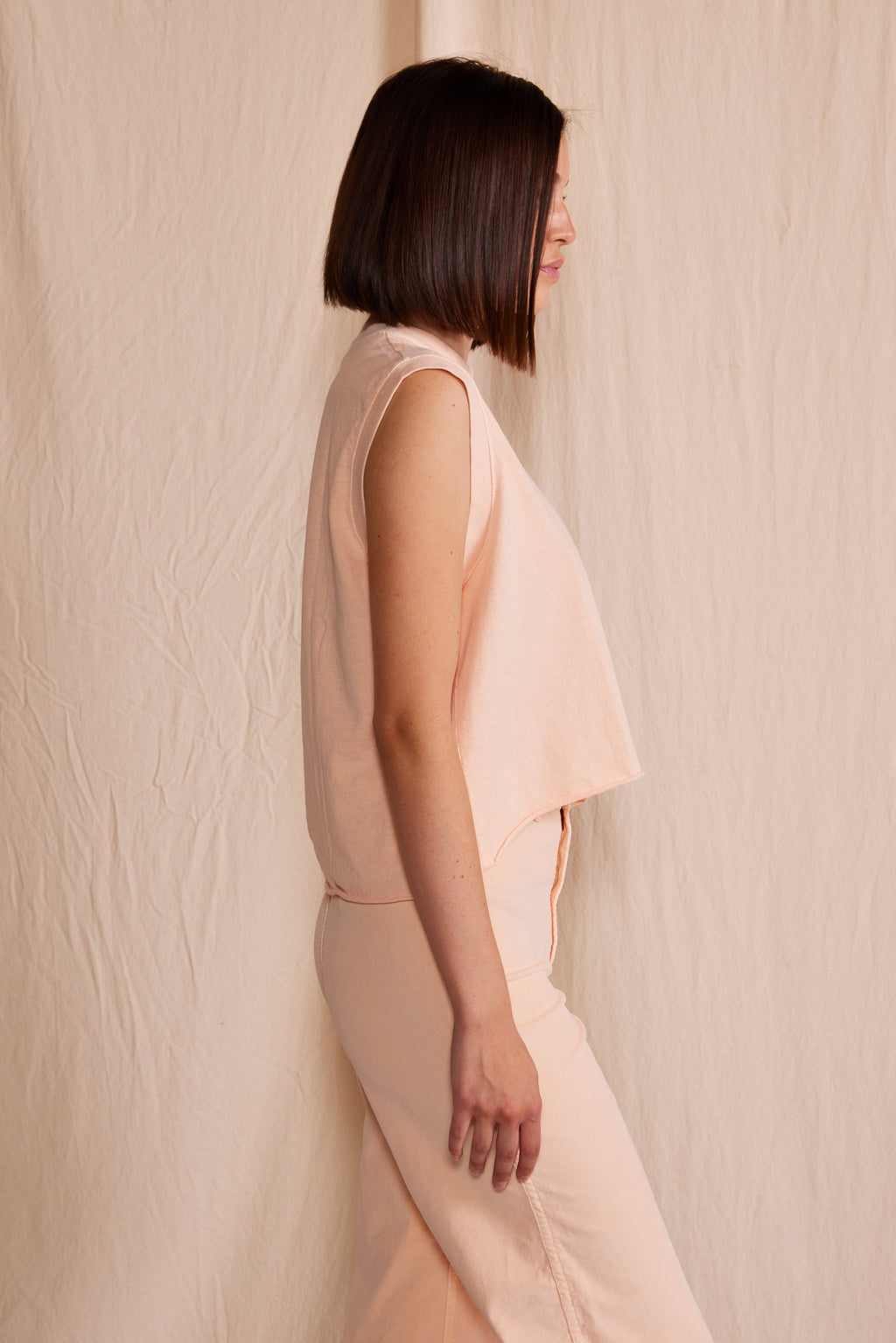 The Ana Tank French Blue view 15 (top) - ana tank tops, ana tank counter, ana tanko - shop at us.meeeshop
