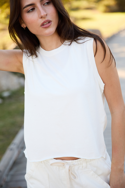 The Ana Tank in Brown view 18 - Ana Tank Tops