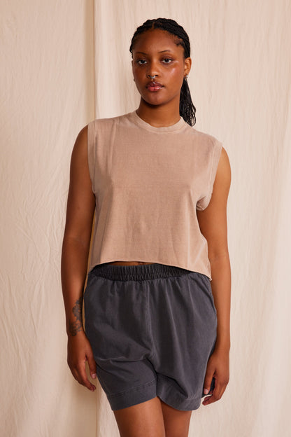The Ana Tank in French Blue view 11 - Ana Tank Tops