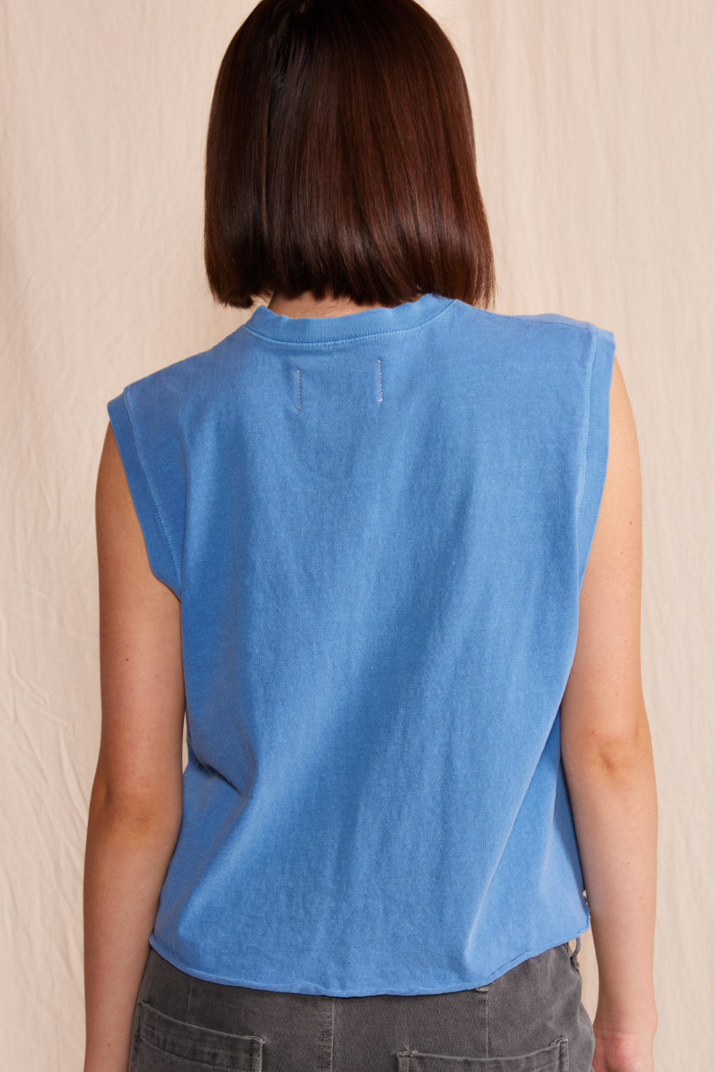 The Ana Tank Vintage Black view 10 (top) - ana tank tops, ana tank counter, ana tanko - shop at us.meeeshop