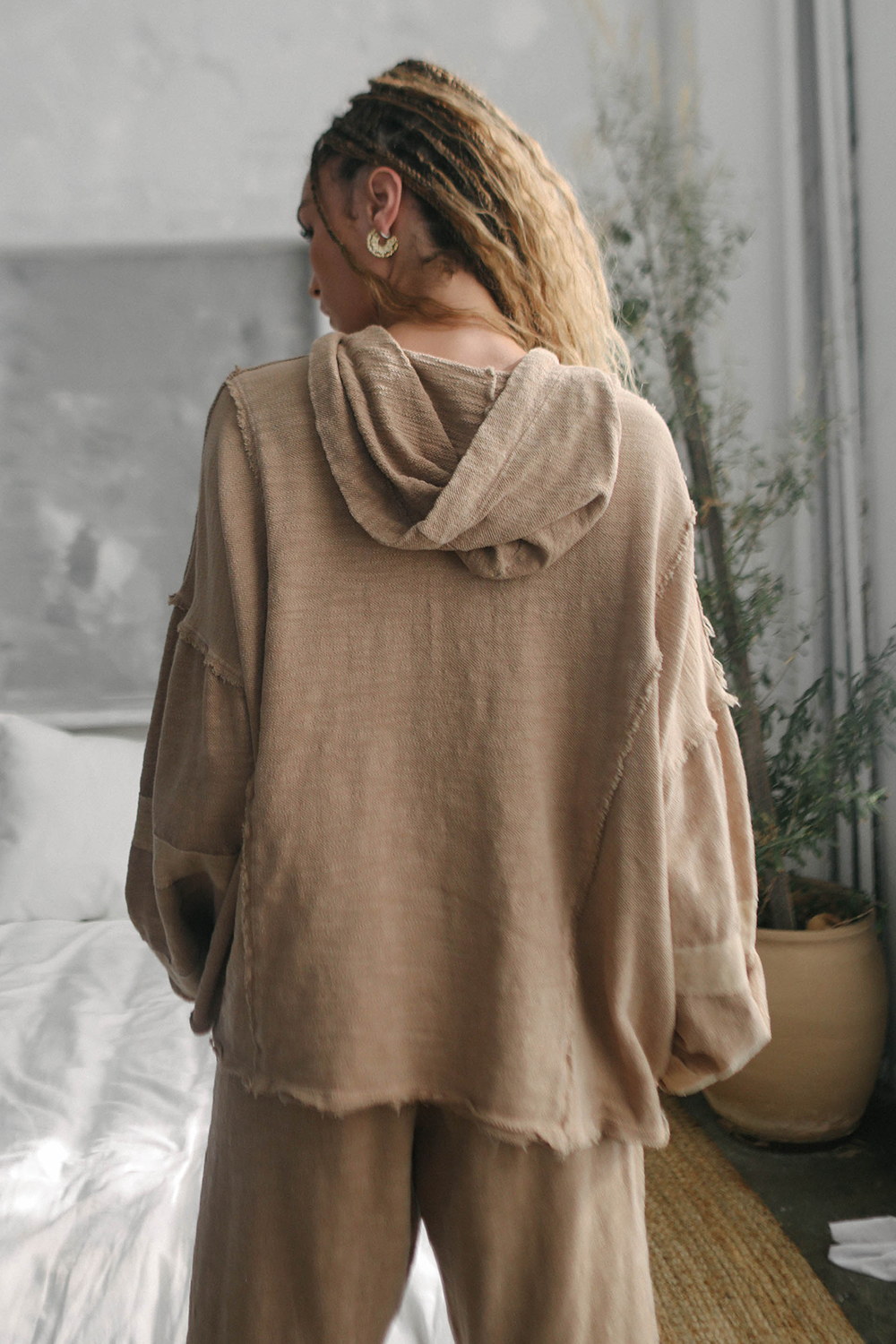 The Baja Hoodie Top in M view 5 - Baja Hoodie Womens