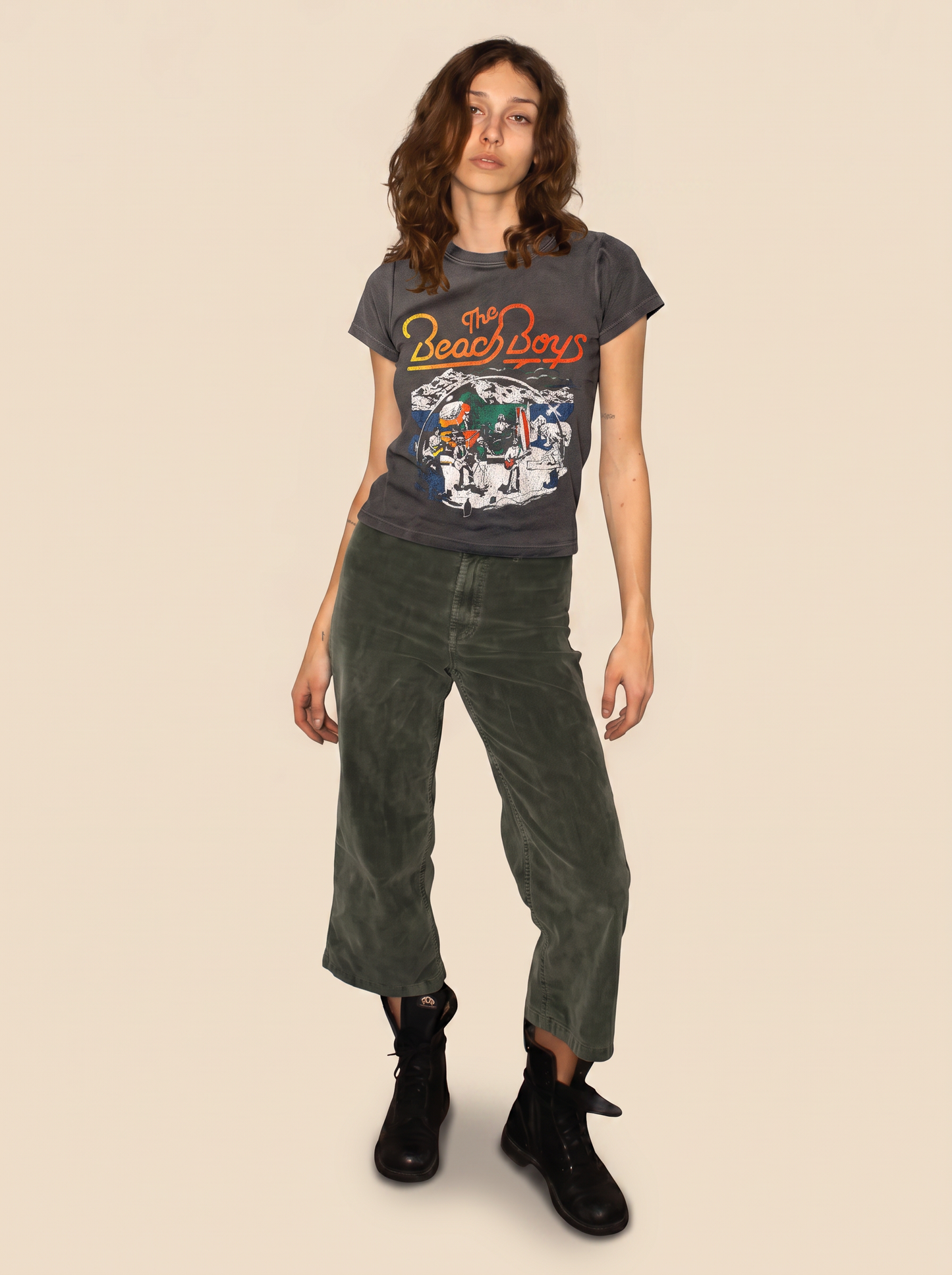 The Beach Boys Sun Bath Tee in M view 3 - Summer Outfit Idea - Beach Boys Tee Shirt (top)