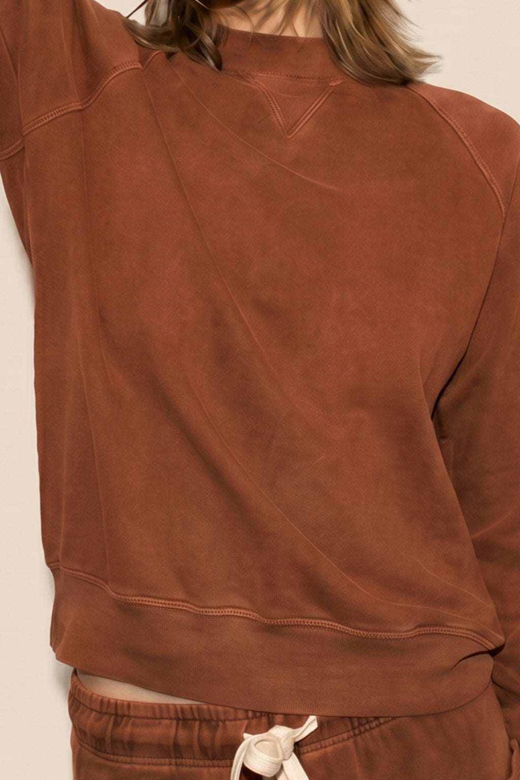 The Birdie Pullover - Rust S view 2 (layer) - birdie rust, birdie pullover, birdie sweater golf - shop at us.meeeshop