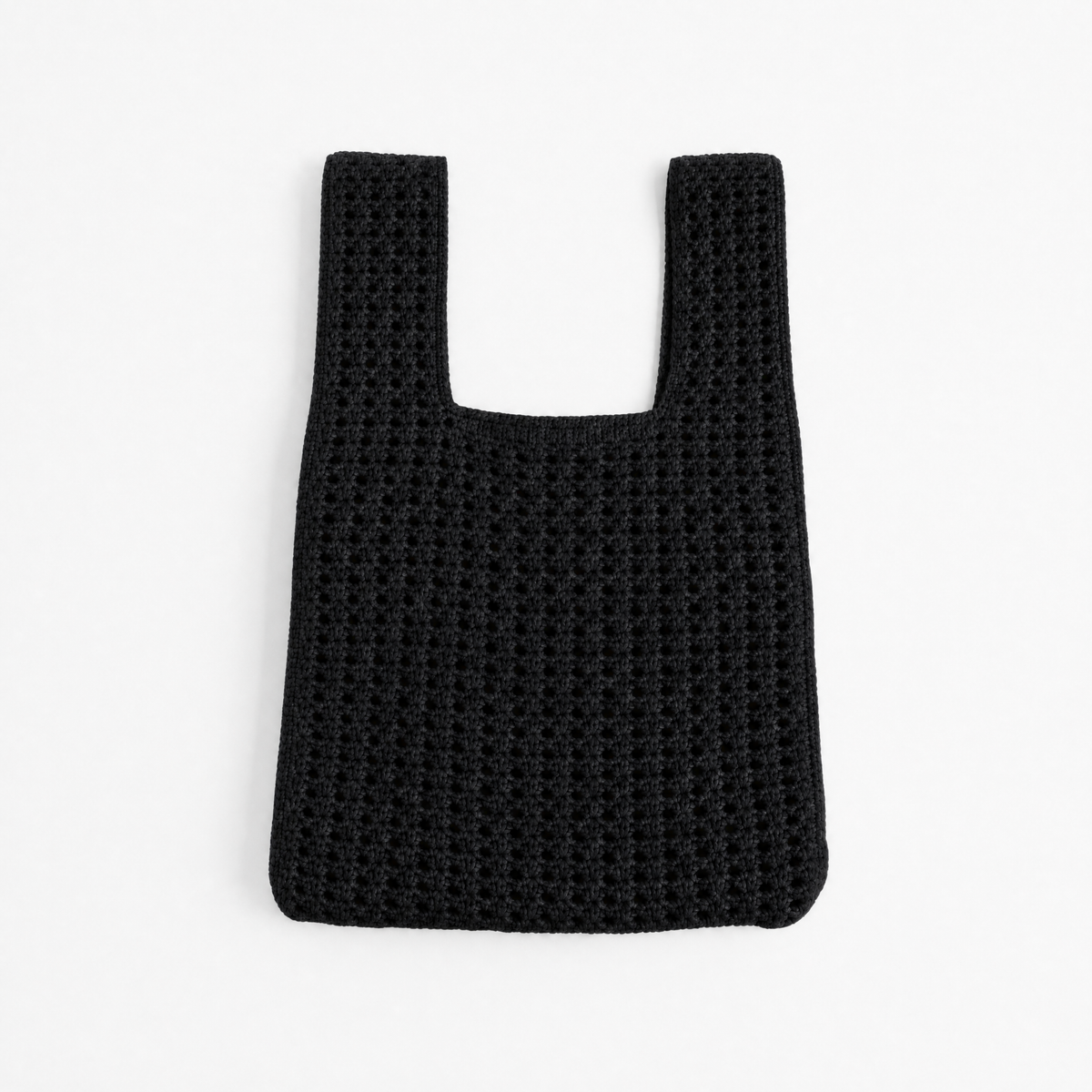 The Black Crochet Handbag view 5 - Black Lace Handbag