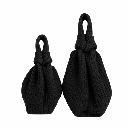 The Black Crochet Handbag view 6 - Black Lace Handbag