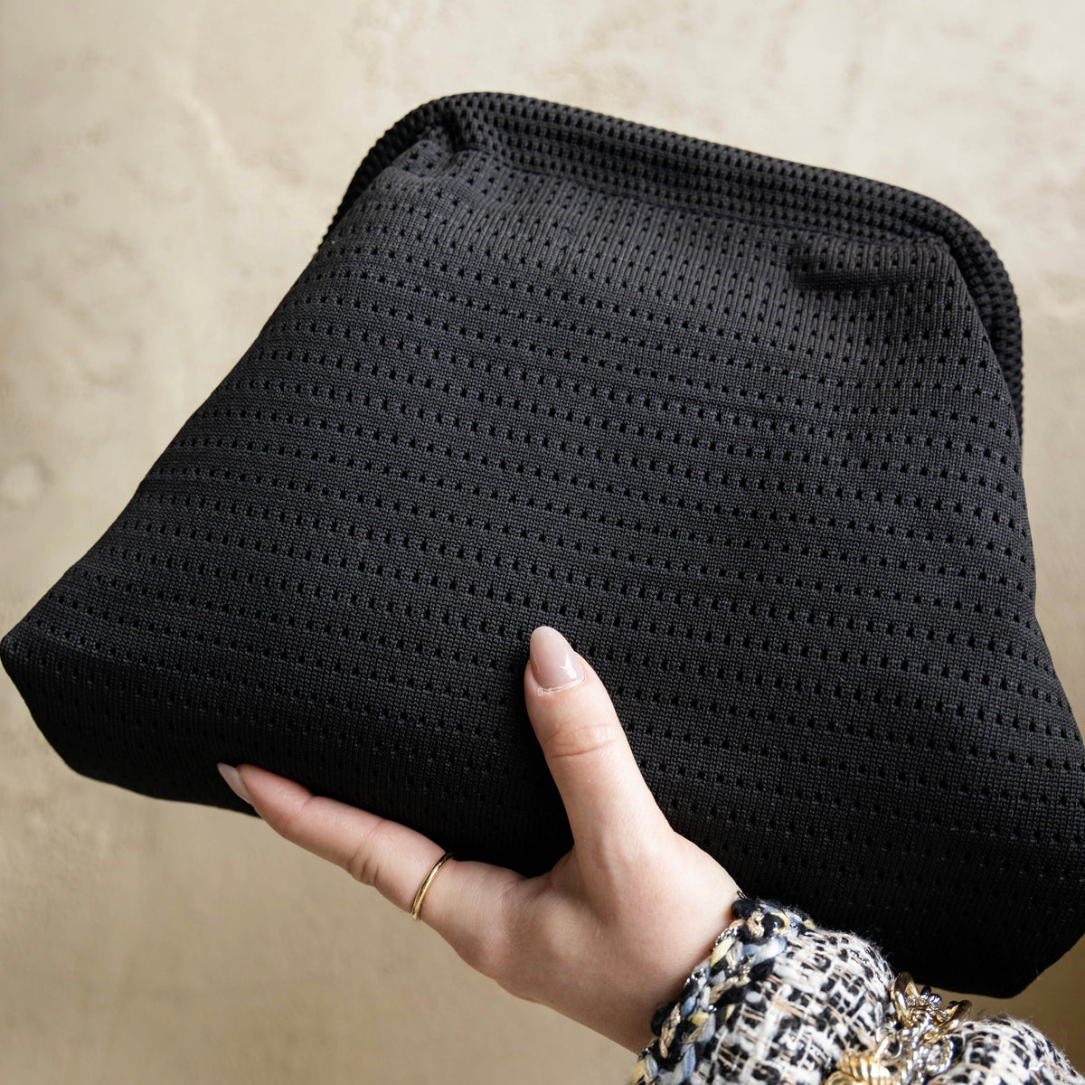 The Black Everywhere Clutch Handbag view 6