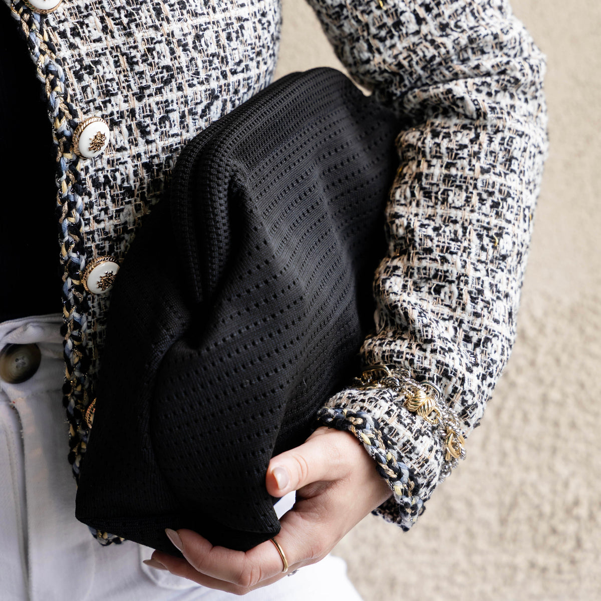 The Black Everywhere Clutch Handbag view 8