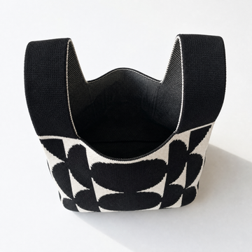 The Black Portobello Handbag in Medium view 2