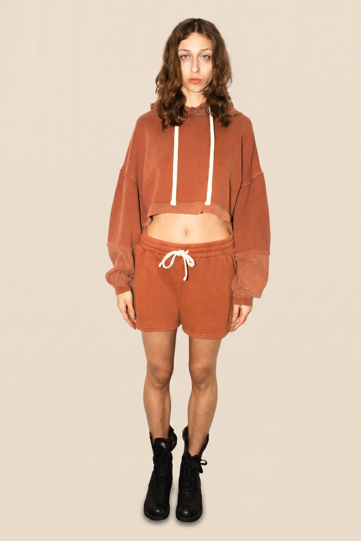 The Bonnie Shorts - Rust in XS - Shorts Rust (bottom)