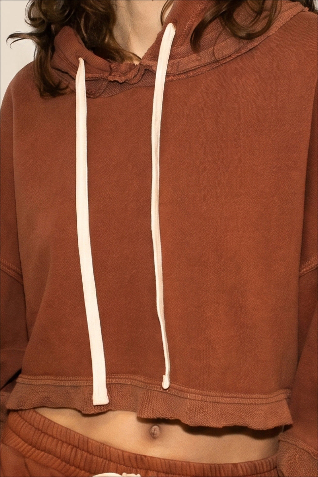 The Bonnie Shorts - Rust S view 2 (bottom) - shorts rust, bonnie shorts rust - shop at us.meeeshop