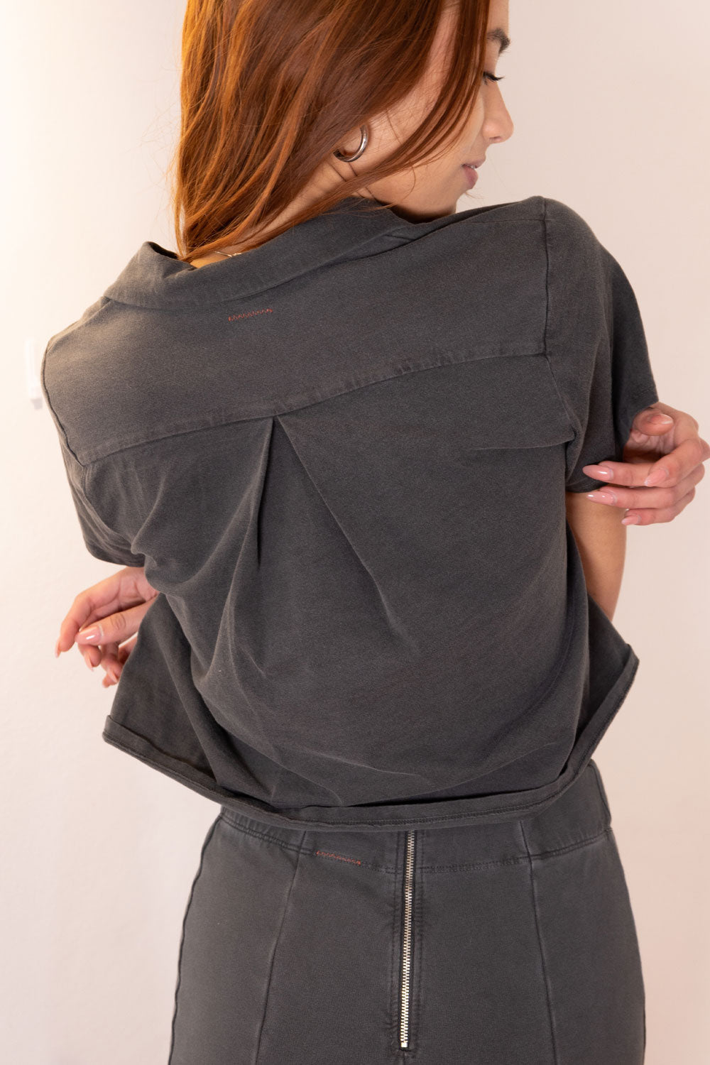 The Bowling Top in Black view 3