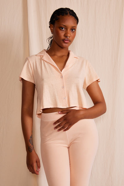 The Bowling Top in Desert Rose view 7