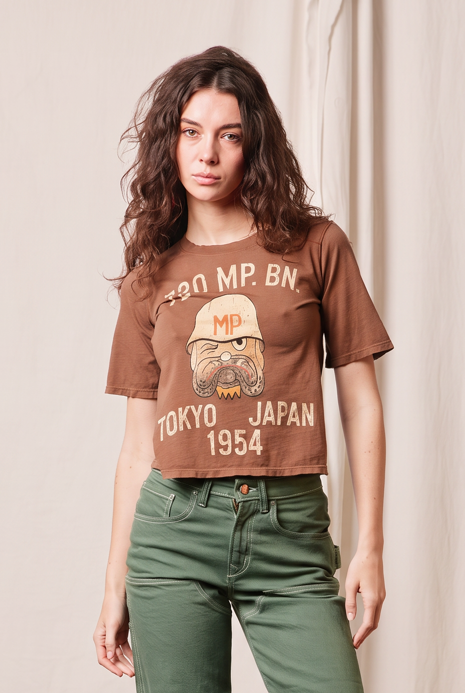 The Bulldog Division Tee in XS (top)