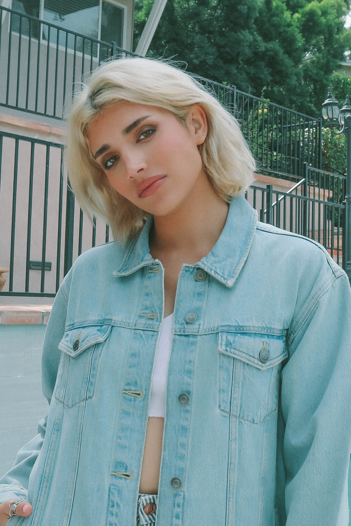 The Canyon Bleach Denim Jacket view 4 (bottom)