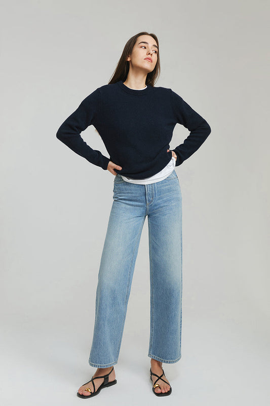 The Cityer Crop Wide Jeans Hj009 in Hey Nineteen - City Chic Crop Jeans (bottom)