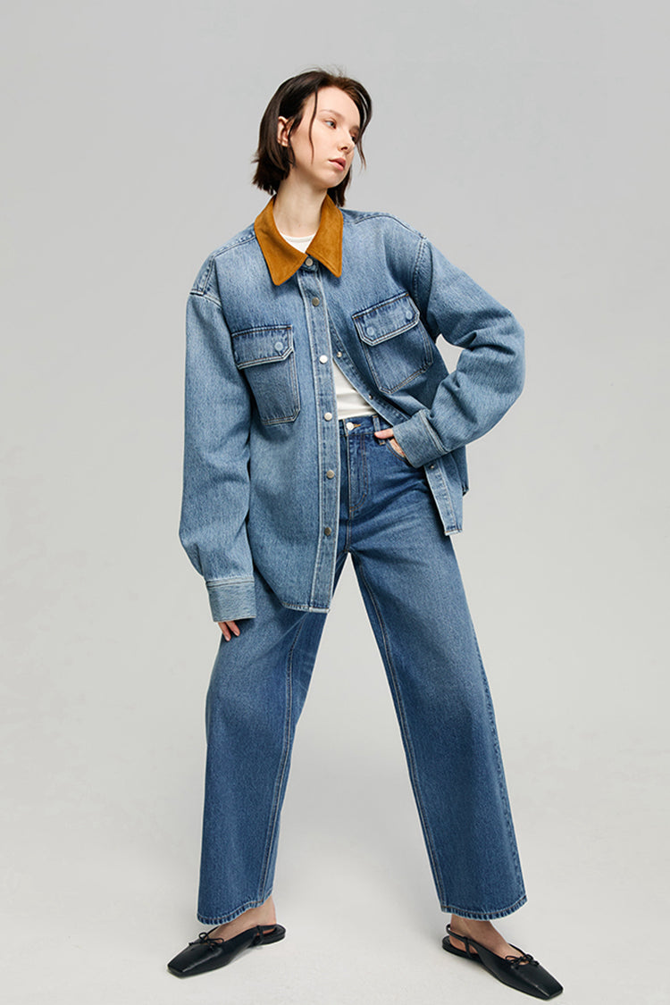 The Cityer Crop Wide Jeans Hj009 in Who Do You Love view 2 - City Chic Crop Jeans (bottom)