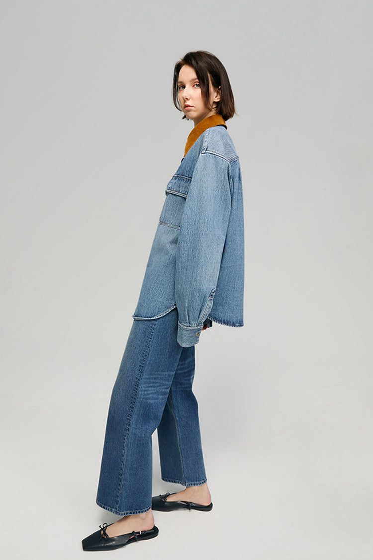 The Cityer Crop Wide Jeans Hj009 in Who Do You Love view 4 - City Chic Crop Jeans (bottom)