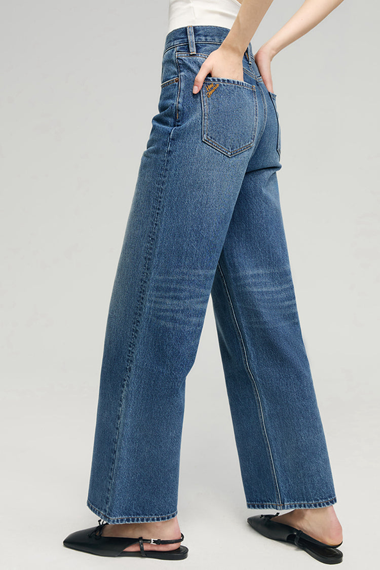 The Cityer Crop Wide Jeans Hj009 in Who Do You Love view 7 - City Chic Crop Jeans (bottom)