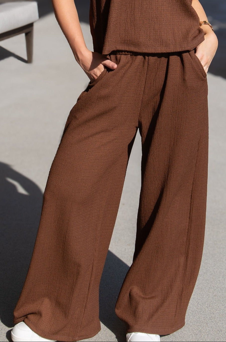 The Earhart Pants, Chocolate in Brown view 4 (bottom)