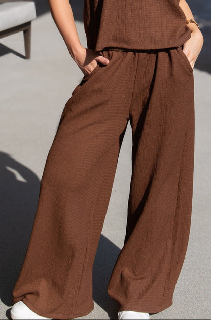 The Earhart Pants, Chocolate in Brown view 4 (bottom)