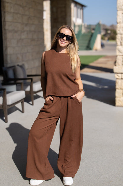 The Earhart Pants, Chocolate in Brown view 5 (bottom)