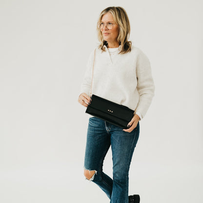 The Evening Metallic Clutch Crossbody Bag view 4 - Evening Metallic Bag