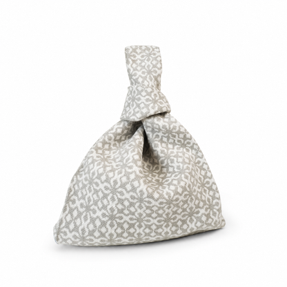 The Gray Solitaire Handbag view 3 - Gray Hand Purse