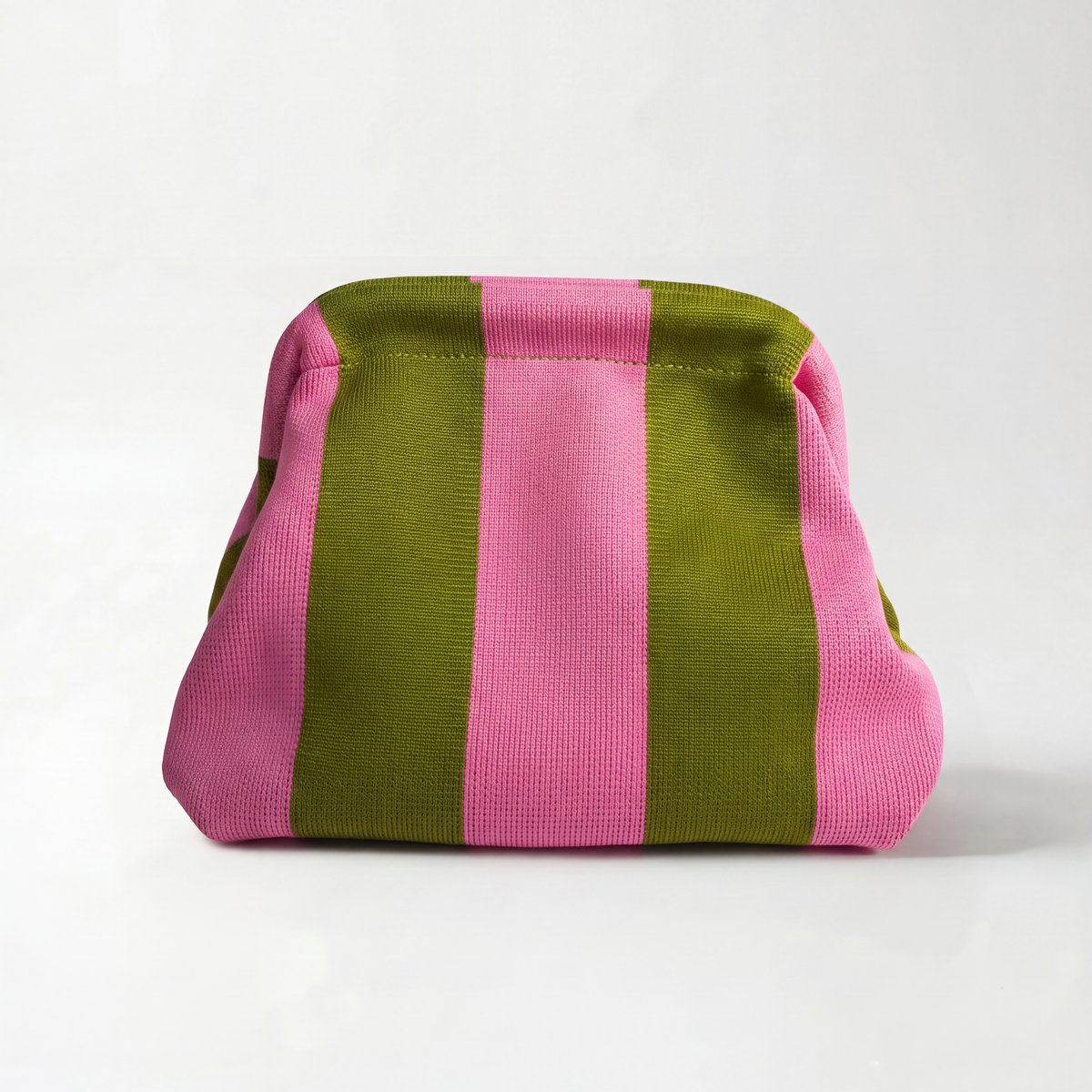 The Green & Pink Everywhere Clutch Handbag - Pink Green Clutch Bags