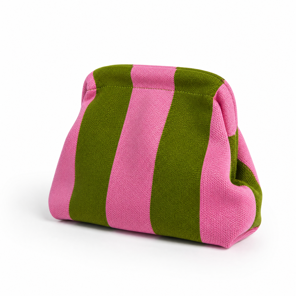 The Green & Pink Everywhere Clutch Handbag view 3 - Pink Green Clutch Bags
