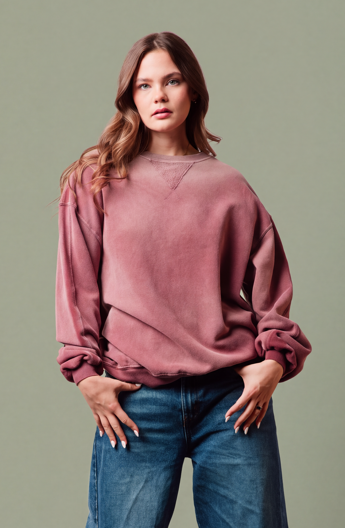 The Harvest Crewneck Sweatshirt in XS (top)