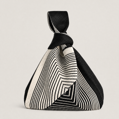 The Labyrinth Black Handbag in Small