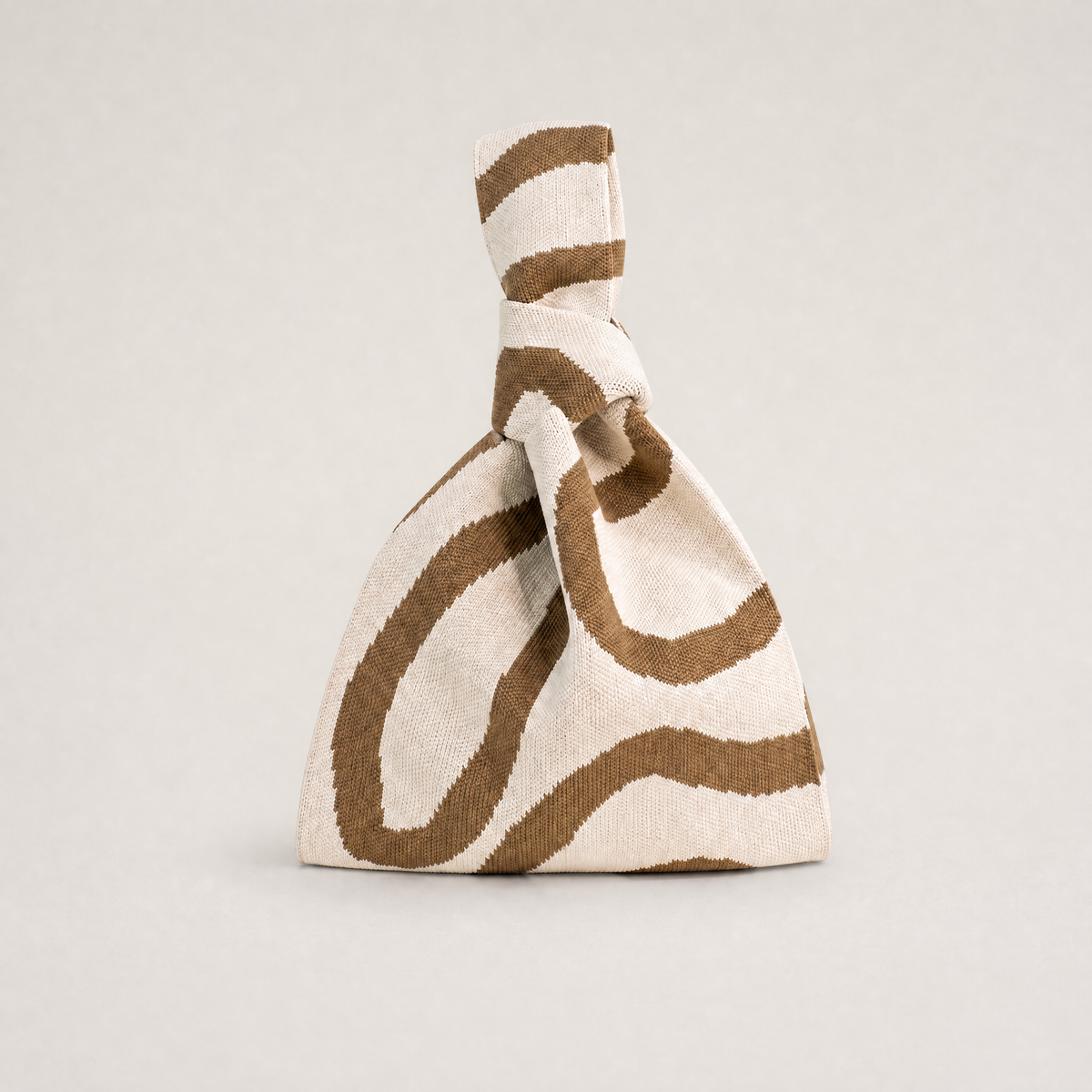 The Meander Beige Handbag in Small