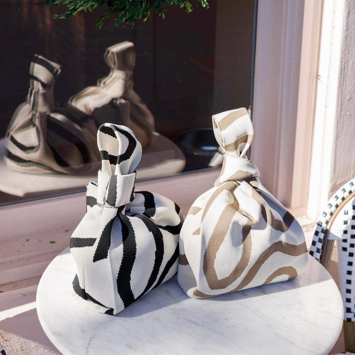The Meander Beige Handbag view 8