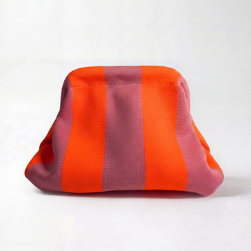The Orange & Pink Everywhere Clutch Handbag - Orange Pink Bag