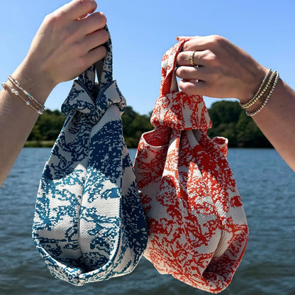 The Palm Beach Blue Handbag view 10 - Summer Outfit Idea - Palm Beach Handbags