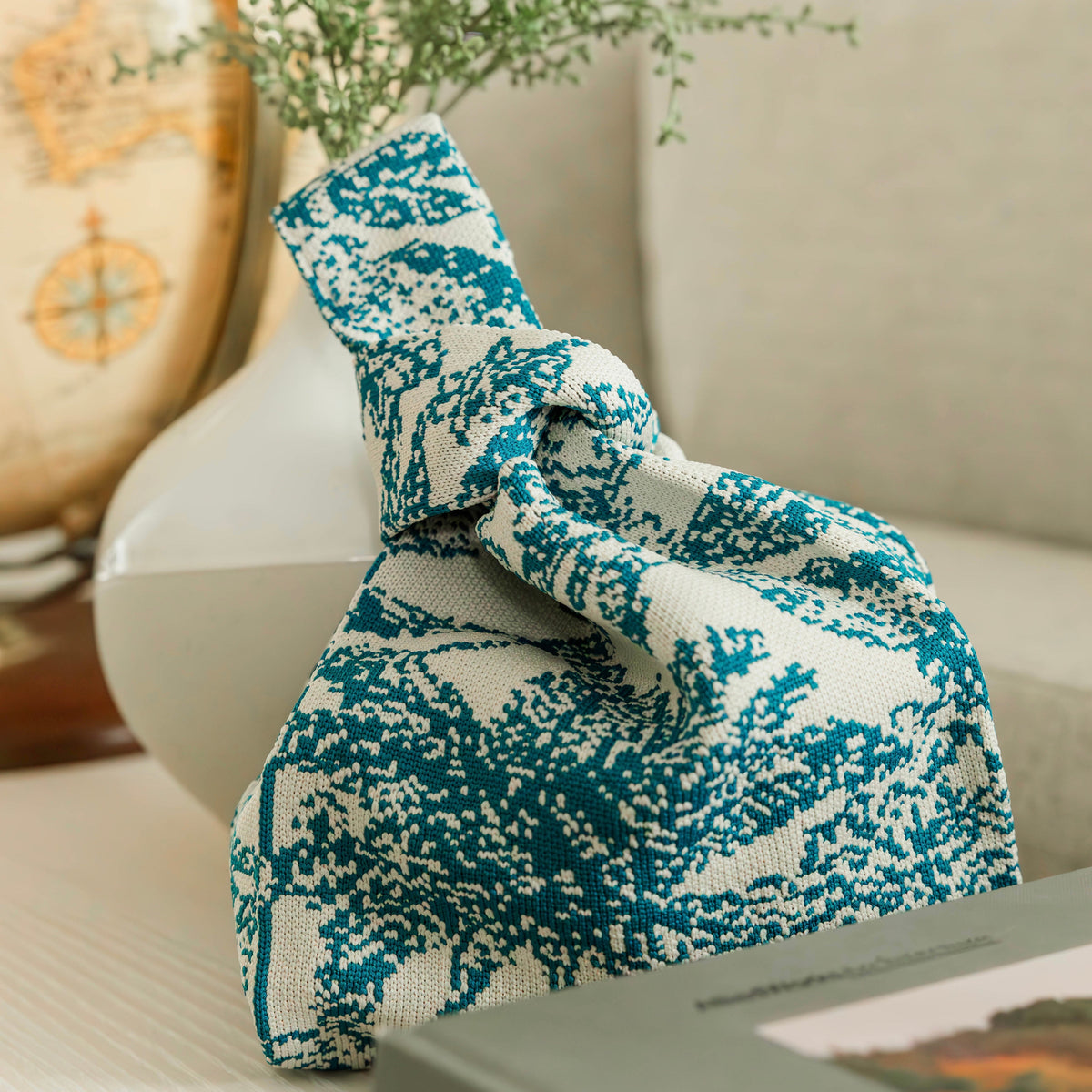The Palm Beach Blue Handbag view 8 - Summer Outfit Idea - Palm Beach Handbags
