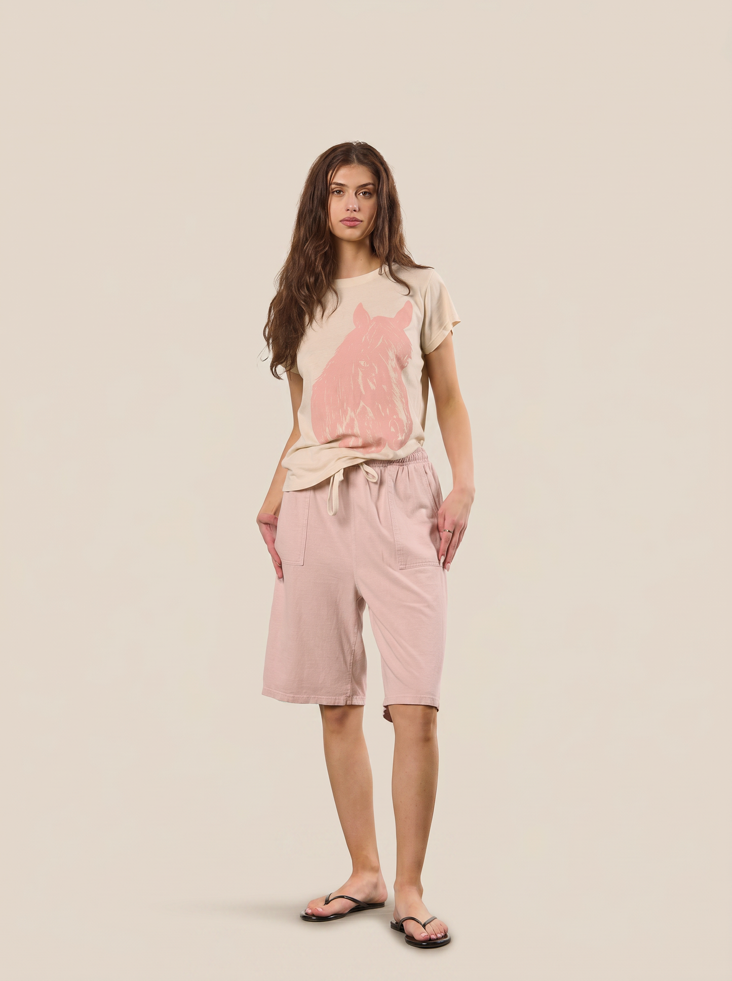 The Pink Stable Tee in M view 3 (top)