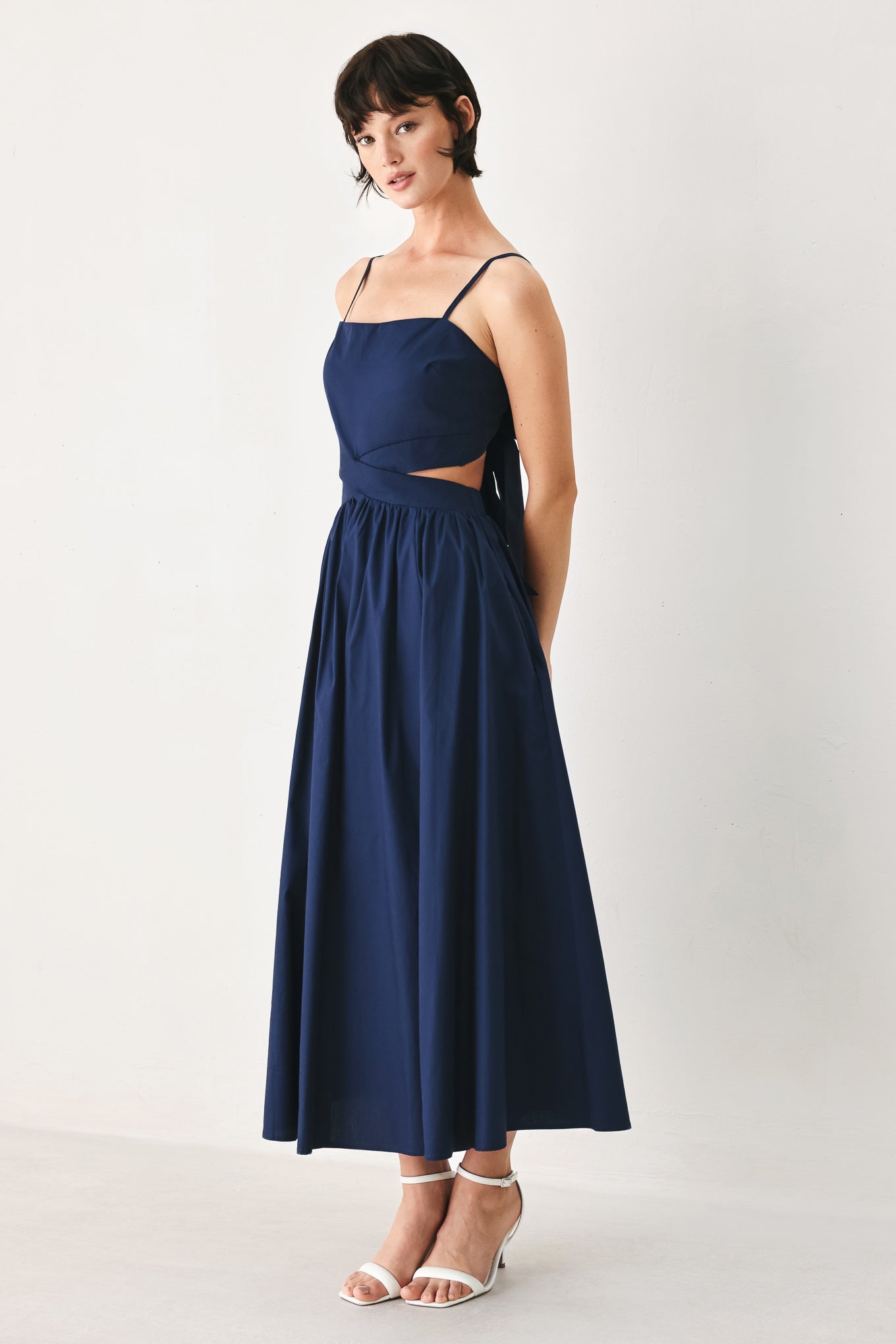 The Riviera Nights Woven Midi Dress view 11 - Riviera Nights Dress Code