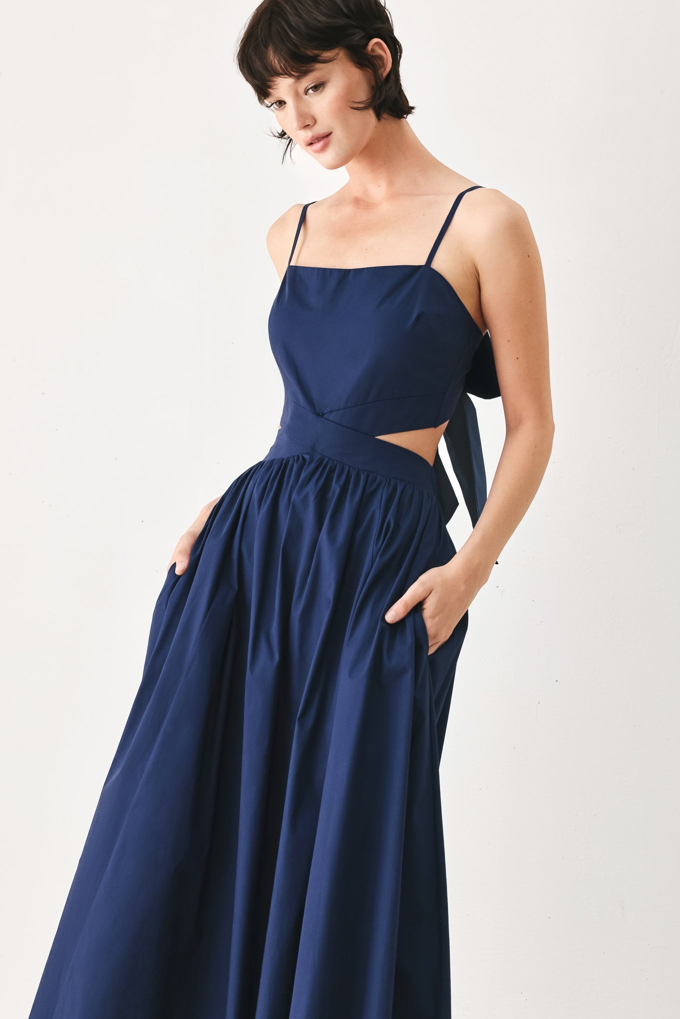 The Riviera Nights Woven Midi Dress view 8 - Riviera Nights Dress Code