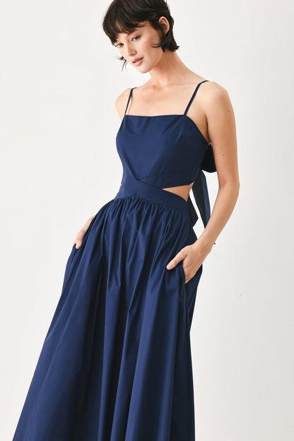 The Riviera Nights Woven Midi Dress view 8 - Riviera Nights Dress Code