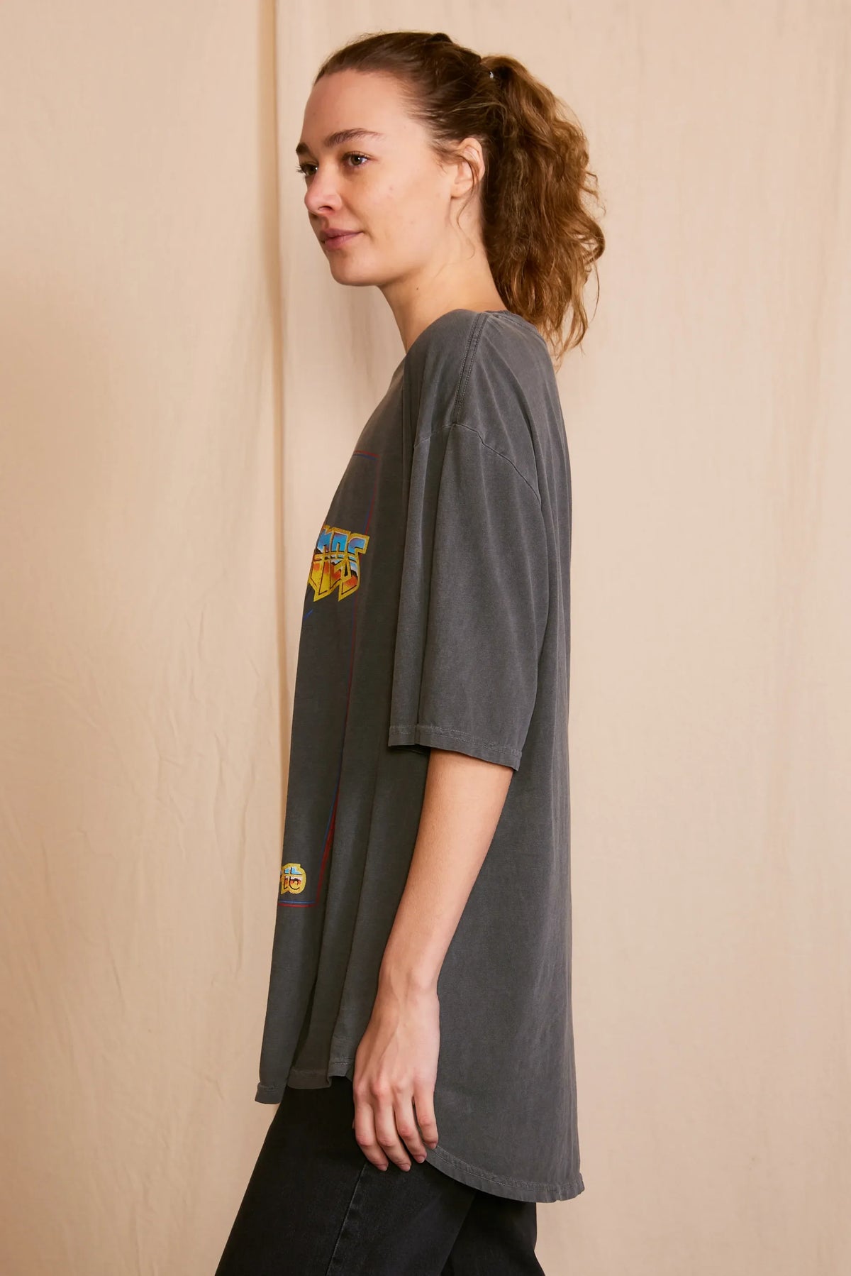 The Rolling Stones Cow Palace Oversized Tee view 3 - Relaxed Fit - Rolling Stones Tee Shirts (top)