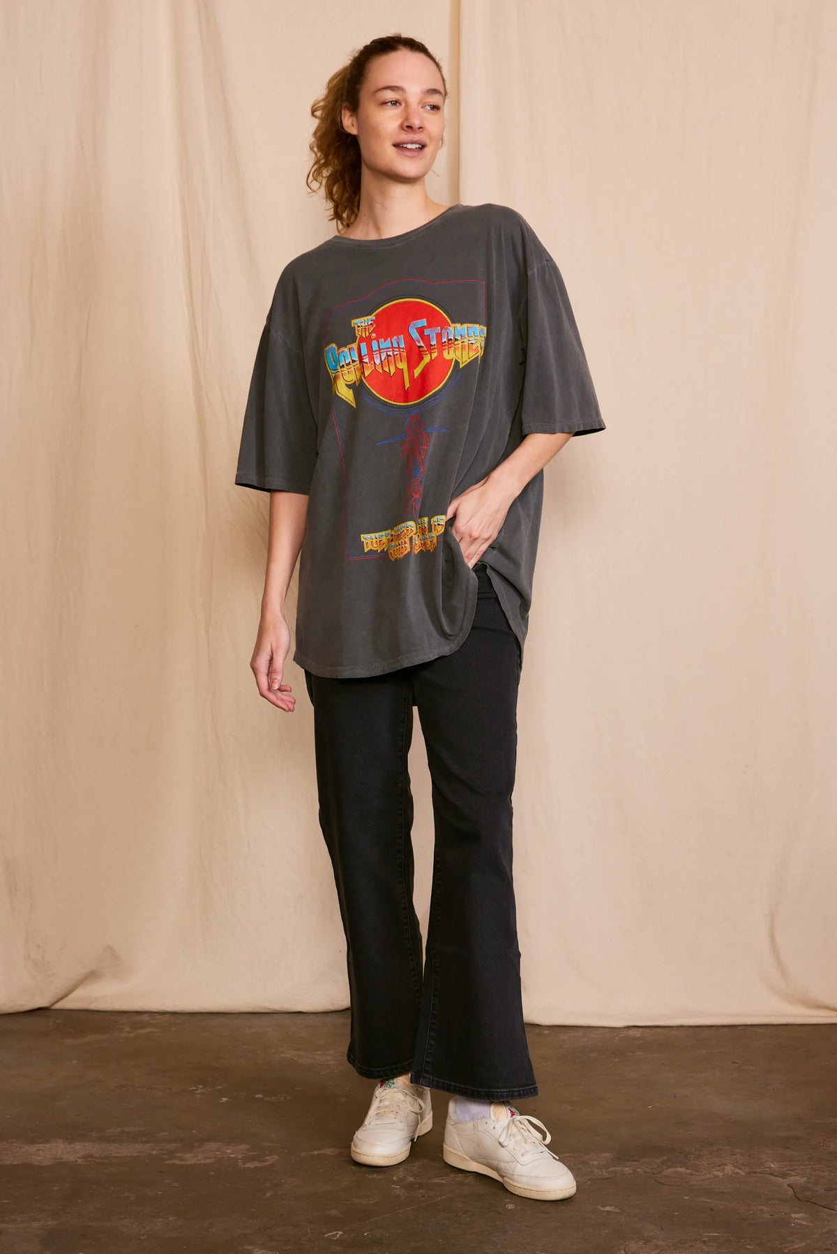The Rolling Stones Cow Palace Oversized Tee view 4 - Relaxed Fit - Rolling Stones Tee Shirts (top)