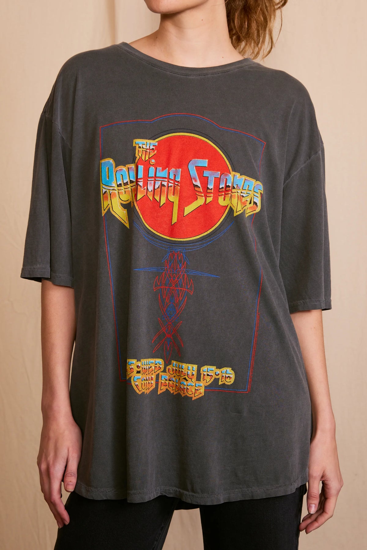 The Rolling Stones Cow Palace Oversized Tee view 5 - Relaxed Fit - Rolling Stones Tee Shirts (top)