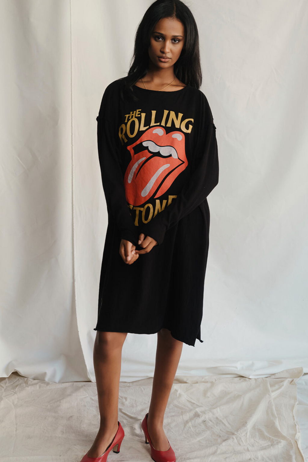 The Rolling Stones Golden Era Dress M view 3 (dress) - rolling stones dressed as women, rolling stones  - shop at us.meeeshop
