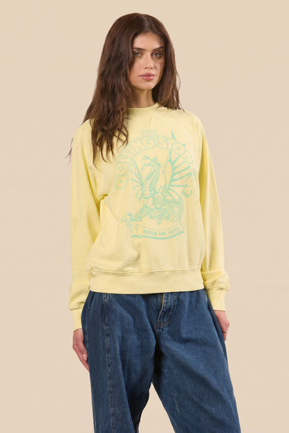 The Rolling Stones Lime Dragon Pullover in XS - Rolling Stones Hoodie (top)