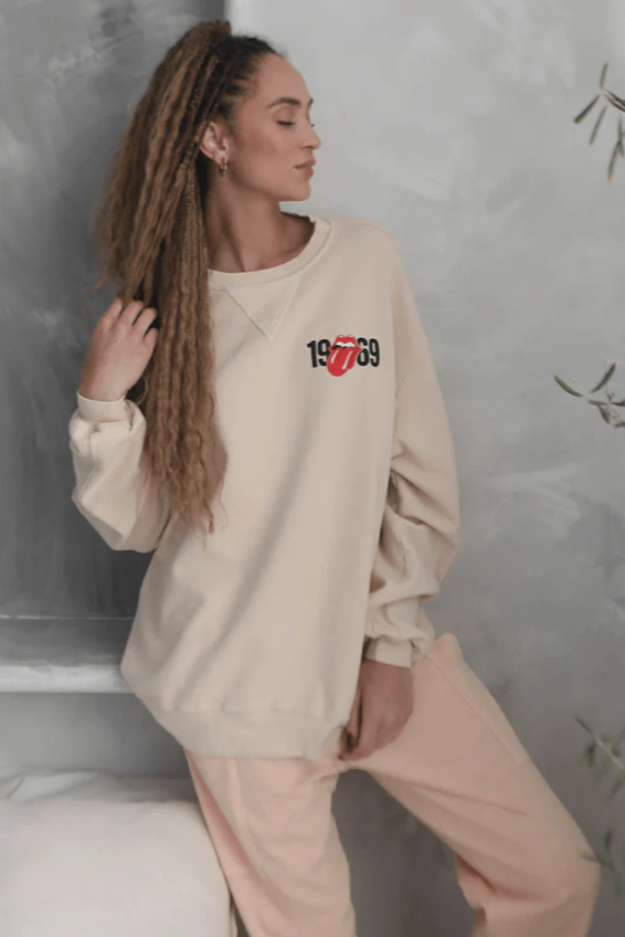 The Rolling Stones London 1969 Sweatshirt in L view 4 - Rolling Stones Sweatshirt H&M (top)
