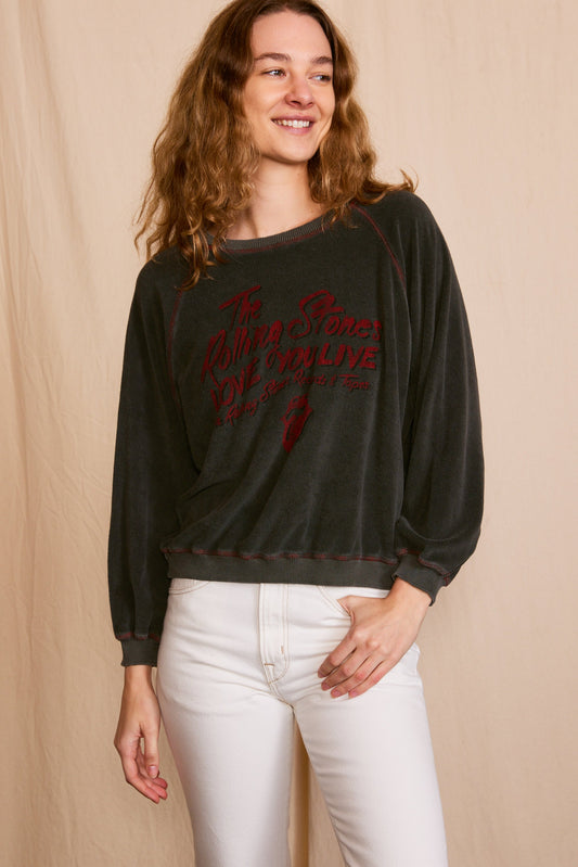 The Rolling Stones Love You Live Sweatshirt in S - Rolling Stones Sweatshirt H&M (top)